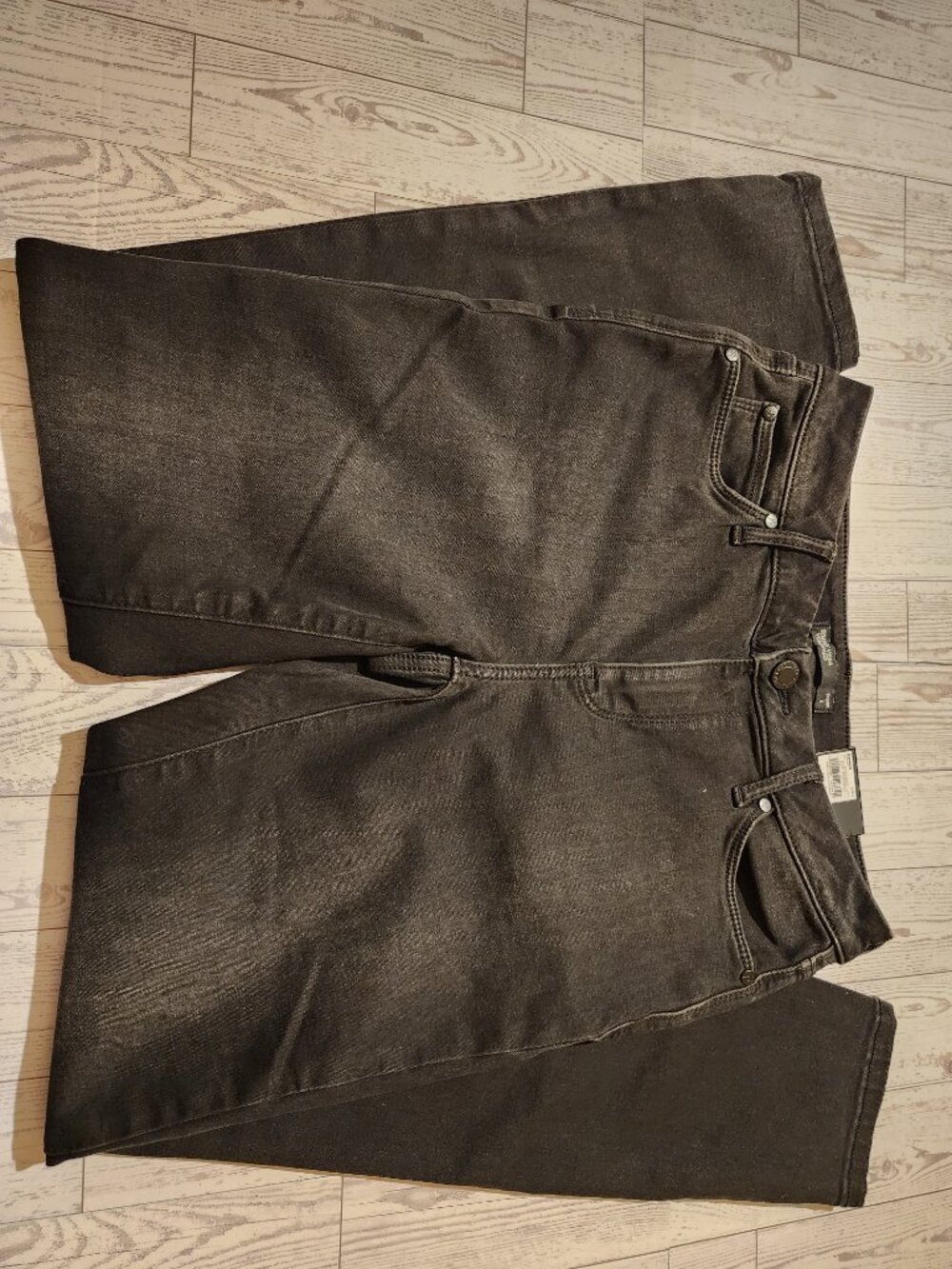 NWT Simply Vera Vera Wang Skinny Jeans Black Mid-Rise Size 6 Stretch